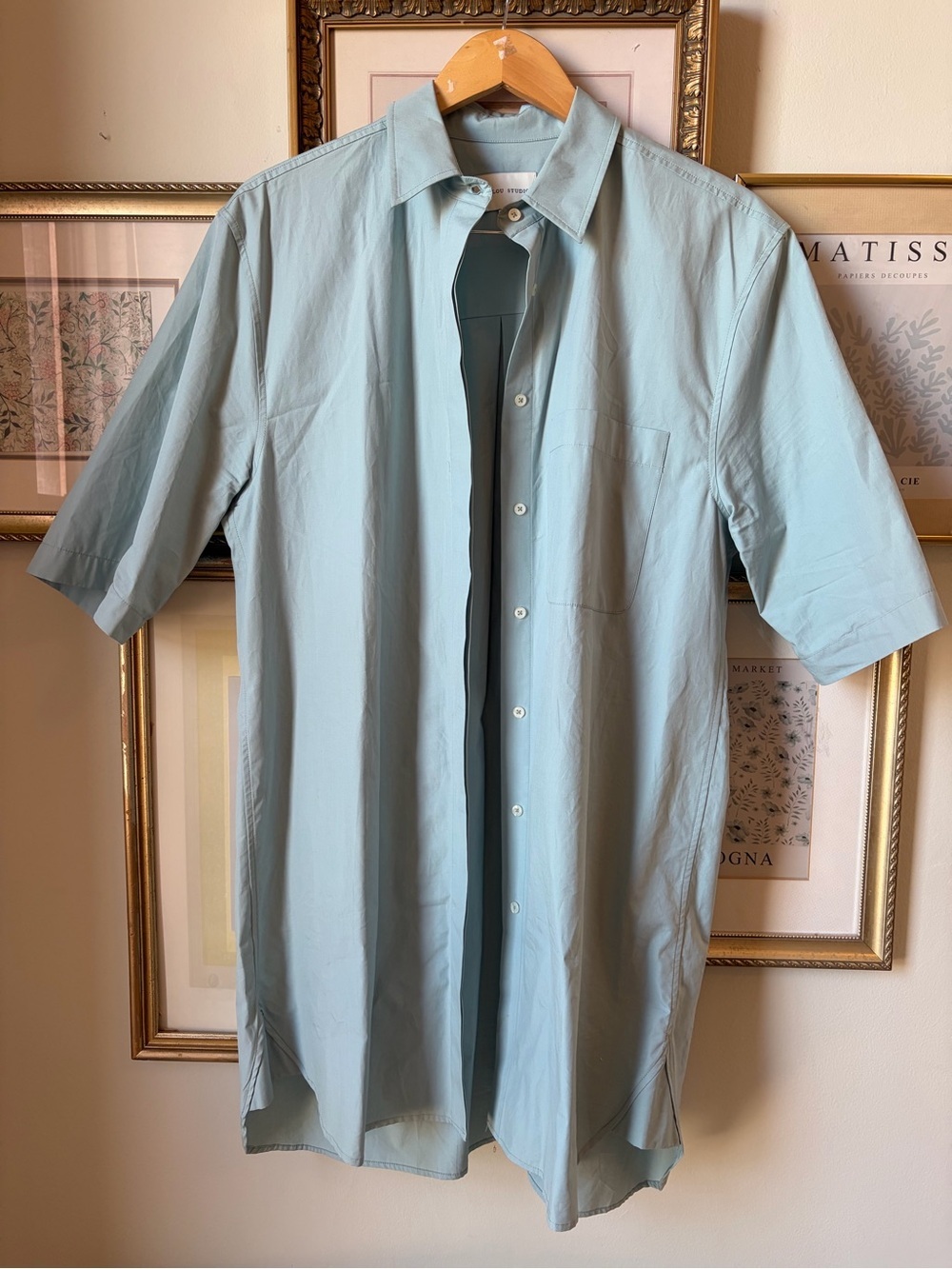 Loulou Studio Evora Shirt Dress Large - Picture 2 of 7